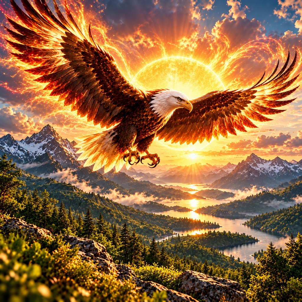 Golden eagle symbol